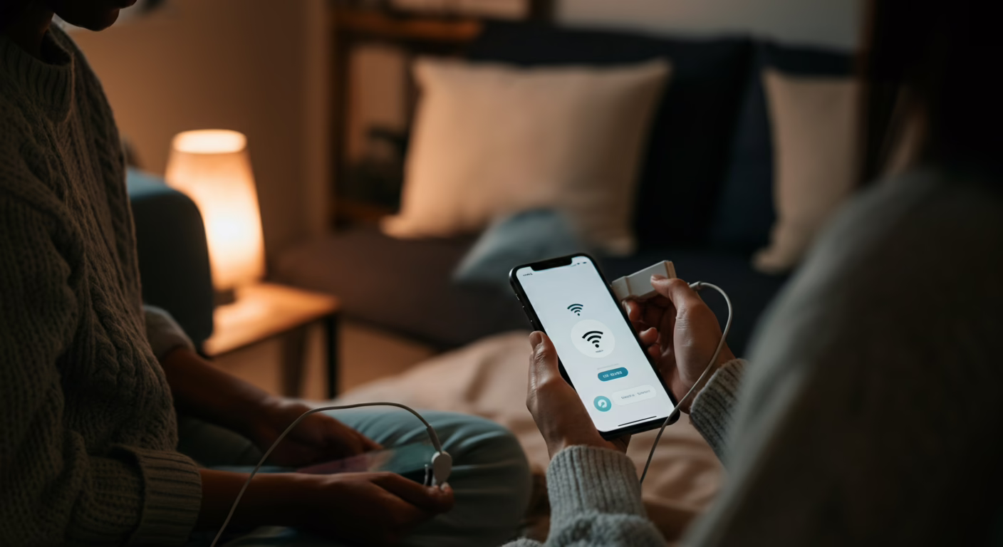 Minimizing wireless device use by using airplane mode and wired connections